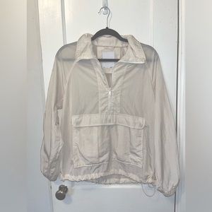 Cream Banana Republic Sport Windbreaker XS